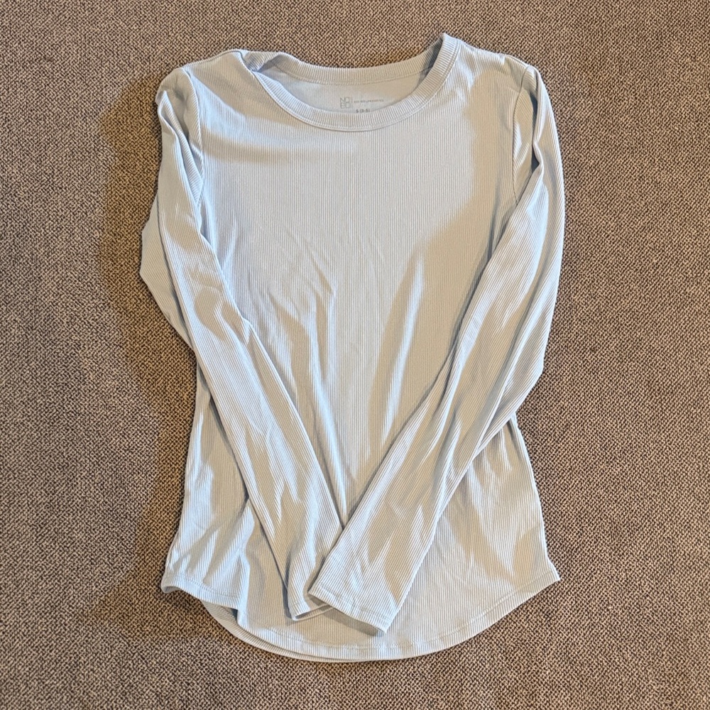 No Boundaries Light Blue Long Sleeve Tee